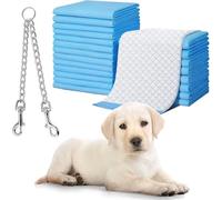 ATEK Puppy Training Pads 200 Pack, 60 x 60cm Dog Pee Pads for Potty Training, 5 Layers Leaking Free Super Absorbent Puppy Pads, Anti Slip Disposable Dog Training Pads