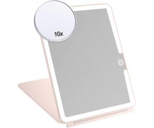 ATEK Rechargeable LED Makeup Mirror with Lights and 10x Detachable Mirror