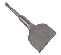 ATEK SDS-Plus Tile Chisel, 165mm x 75mm Angled Bent Tile Removal Chisel, Heavy Duty Construction Chisel Tool for Ceramics, Cracking, Floor Tiles, Masonry & Concrete