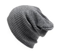 ATEK Slouchy Beanie Winter Hat - Comfortable Stretchy Women Beanie Hat-Slouch Beanie Perfect for Casual and Outdoor Wear (UK, Alpha, One Size, Gray)