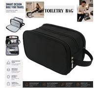ATEK Travel Wash Bag Large Capacity Pockets Toiletery Shaving Cosmetic Makeup Large Storage Capacity Make Up Skincare Case