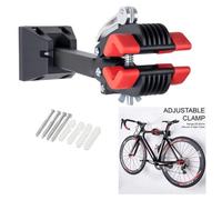 ATEK Wall Mounted Bicycle Repair Stand And Foldable Bike Rack Hanger With Adjustable Clamp 25 To 40mm For Garage Maintenance Workshop