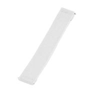 Ateldooly Quick Release Elastic Nylon Watch Strap 18/19/20/21/22mm Watchbands Watch Fabric Wristbands, White, 20mm M-150mm