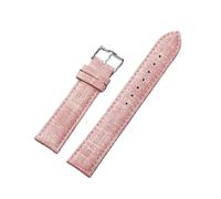 Ateldooly Vintage Nylon Watch Band Canvas Nylon Watch Straps Men Women Bracelet Wristbelt, Pink, 12mm