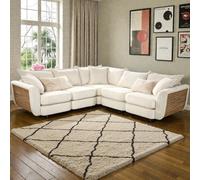 Atelier 2C2 Large Corner Sofa Set Cream