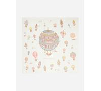 Atelier Choux Baby Grand Carré Hot Air Balloons Blanket in White (200cm) - White - One size