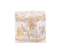Atelier Choux Carousel-print satin sheet - White One Size