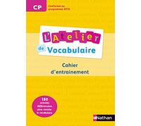 Atelier de vocabulaire CP Cahier d'exercices