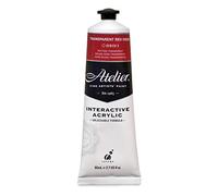Atelier Interactive Acrylic 80ml Tube from Chroma - Transparent Oxide Red