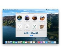 Atelse 8-in-1 MacOS, Bootable Big Sur、Catalina、Mojave、High Sierra、El Capitan、Yosemite、Mavericks、Mountain Lion, USB Drive 3.2, Full Install/Upgrade/Downgrade