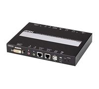 Aten 1 port DVI KVM over IP support PS2/USB/Serial consoles Virtual Media via USB 2.0