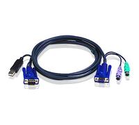 Aten 3.0m USB KVM Cable PC to PS/2 Switch