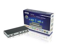 ATEN 4-Port 4K HDMI Splitter VS184A HDMI (3D, Deep Color, 4kx2k); HDCP 1.4 Compliant, up to 340MH, up to 15 m Connects one HDMI source to 5 HDMI displays at the same time