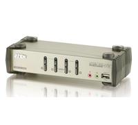 ATEN 4 Port KVMP Switch PS2/USB with Audio Support and 4 USB Hub Ports UK | #1 KVM Market Leader