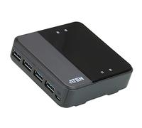 Aten US434 at USB 3.0 Peripheral Sharing Switch with 4 Port, Black