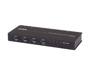 ATEN 4 x 4 USB 3.2 Gen 1 Industrial Hub Switch