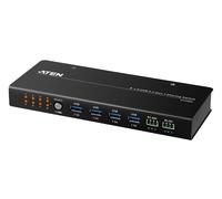ATEN US3384i - USB peripheral sharing switch - 8 x 4 - desktop. wall-m