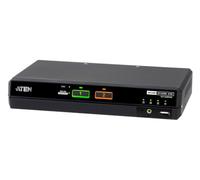 ATEN CS1142DPH4C 2-Port USB 5K DP/HDMI, Dual Screen Universal Secure KVM Switch with Card Reader