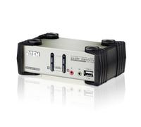 ATEN CS1732B-AT-E KVM switch Black, Metallic