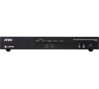 ATEN CS1844 4-Port USB 3.1 4K HDMI Dual Display KVMP Switch, Black