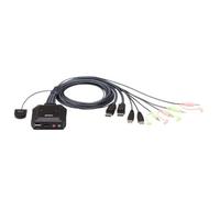 ATEN 2-Port USB DisplayPort KVM Switch with Remote Port Selector