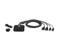 ATEN CS22HF KVM switch Black