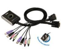 Aten CS682 2-Port USB 2.0 DVI KVM Switch Black