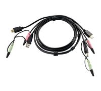 Aten 2L-7D02UH 1.8M USB HDMI KVM Cable with Audio