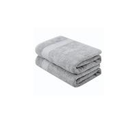 ATEN Homeware Supreme Egyptian Cotton Bath Towel Set - 2 Piece Set with 2 Extra Large Bath Towels 70 x 140 cm, Ultra Soft, Highly Absorbent, OEKO-TEX Certified, Made in Egypt (Grey)
