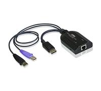 Aten KA7169 DisplayPort USB Virtual Media KVM Adapter Cable with Smart Card Reader