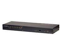 ATEN KH1508A 8 Port Cat 5 High-Density KVM Switch with PS2/USB Console - Black