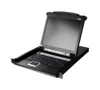 ATEN KVMP LCD 8 Port 17 Switch with German Keyboard, W128301365 (with German Keyboard)