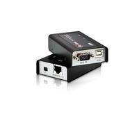 ATEN MINI USB VGA KVM Extender 100m Transmitter & receiver Wired 100 m Cat5 1920
