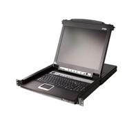 ATEN Slideaway 8-Port 17" LCD 1280x1024 KVM Switch USB PS/2 VGA CL5708M-ATA