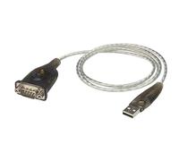 Aten UC232A1 cable interface/gender adapter USB A DB-9 Black,Silver