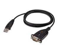 ATEN UC232AF serial cable Black 1.2 m USB Type-A DB-9
