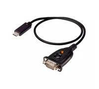 ATEN UC232C serial cable Black 0.45 m USB Type-C DB-9