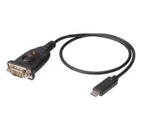 ATEN UC232C USB-C to RS-232 Serial Adapter, Anti-Electromagnetic Interference (Anti-EMI), USB compliant, OS Compatibility: Windows, Mac, and Linux, Data Transfer Rates Up To 921.6 Kbps, 45cm Cable