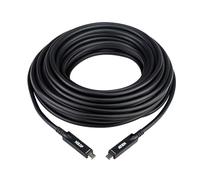 ATEN UE3415F Active Ultra HD Optical Cable with USB-C - Black, 15m