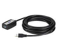 USB 3.2 Gen 1 USB-A Male to Female Extension Lead, 5m Black - UE350A
