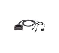 ATEN US3312 2-Port 4K DisplayPort USB Type-C Cable KVM Switch
