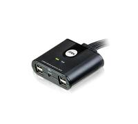 ATEN US424. Power connector: USB Type-C Product colour: Black Housing material: Plastic. Width: 66.5 mm Depth: 82.4 mm Height: 25.3 mm. Quantity per pack: 1 pc(s)
