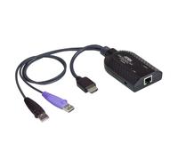 ATEN USB - HDMI to Cat5e/6 KVM Adapter Cable CPU Module USB HDMI Black Plastic 1