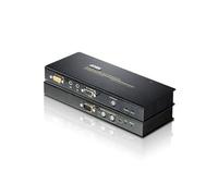 ATEN USB VGA KVM Extender with Audio and RS-232 (200m) Transmitter & receiver Wired 200 m Cat5 1920 x 1200 pixels Push-buttons