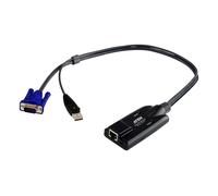 ATEN USB - VGA to Cat5e/6 KVM Adapter Cable CPU Module USB USB VGA Black Blue Me
