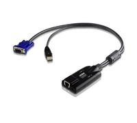 ATEN USB - VGA to Cat5e/6 KVM Adapter Cable (CPU Module), with Virtual Media Support