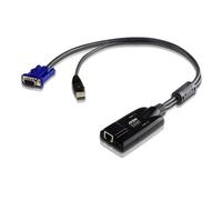 ATEN USB - VGA to Cat5e/6 KVM Adapter Cable (CPU Module) with Virtual Media Support