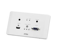 ATEN HDMI & VGA HDBaseT Transmitter with EU Wall Plate/PoH (4K@100m) (HDBaseT Class A) VE2812AEUT