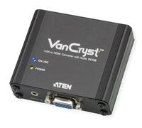 ATEN VGA to HDMI Converter with Audio VC180, up to 1080p, WUXGA, screen position settings, supports analog stereo audio input, support Windows and Mac, No software, UK, #1 KVM Market Leader