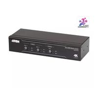 ATEN VM0202HB AV matrix switcher 18 Gbit/s 4096 x 2160 pixels 4096 x 2160 3840 x 2160 Black Metal
